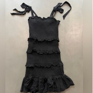 Katie J NYC Girls' Evan Smocked Ruffle Dress - Big Kid